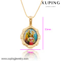 32543 Xuping Trendy Charm Schmuck Vergoldet Religiöse Bild Anhänger Als Geschenke